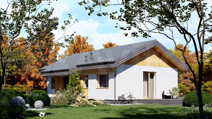 Дом 86,3 м² на участке 10 сот.