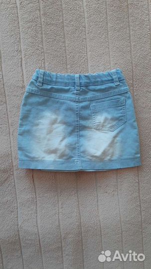 Юбка джинсовая 116-122
