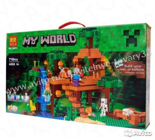 Lego Minecraft (аналог) - Bela 10471, 718 деталей