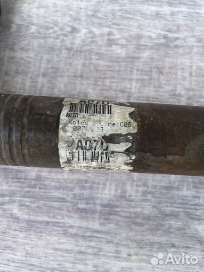 Промежуточный вал hyundai santa fe 2.4 MT