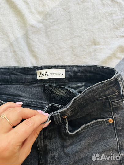 Черные джинсы zara 34