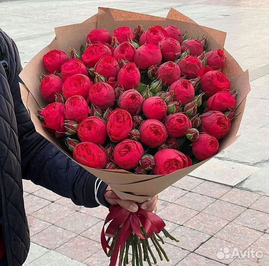 Пионы Розы Доставка