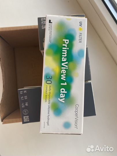 Линзы контактные