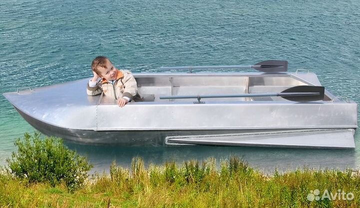 Лодка Романтика-Н 3 м., дюралевая,с булями,новая