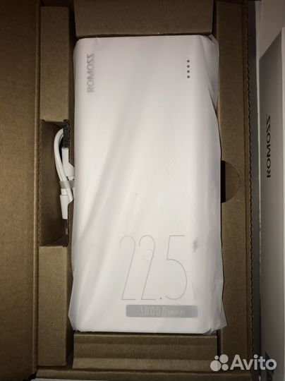 Внешний аккумулятор повербанк Romoss 30000mah