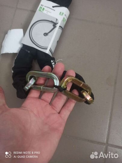 Цепь-замок (противоугонная) для велосипеда