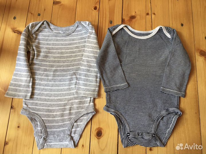 Боди carters и next на 6,9,12 мес как новые