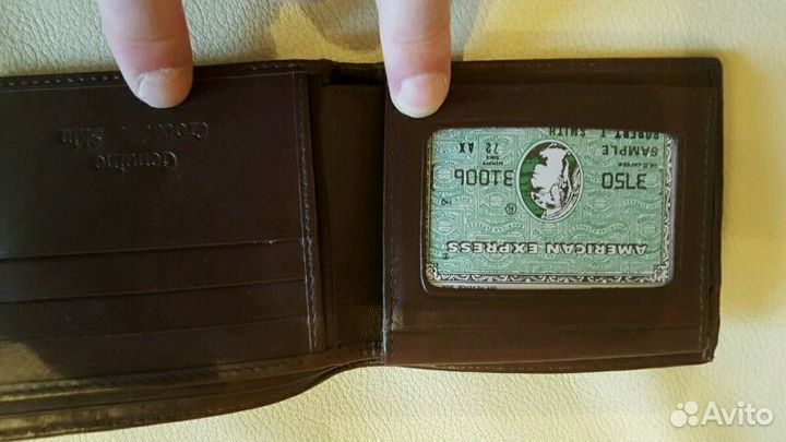 Мужской Кошелёк из кожи крокодила