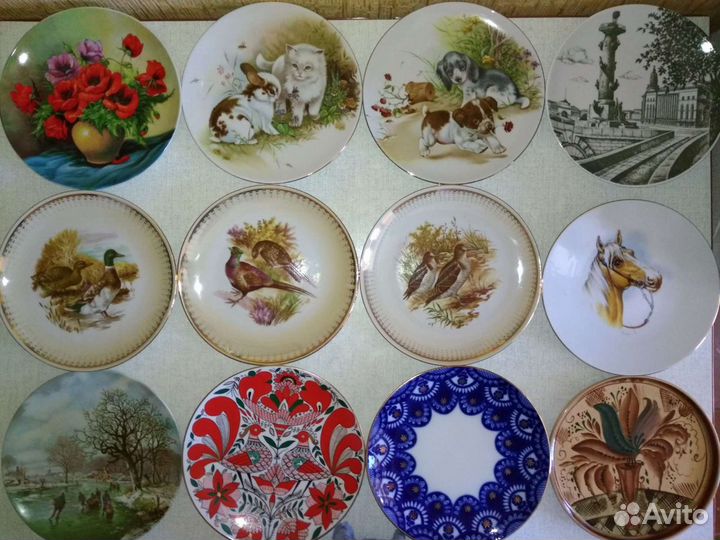 Тарелка декоративная фарфор, фаянс, керамика