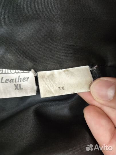 Кожаный плащ emelda, размер XL