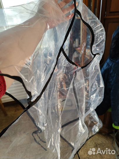 Дождевик на прогулочную коляску