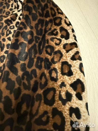 Леопардовая кофта с капюшоном