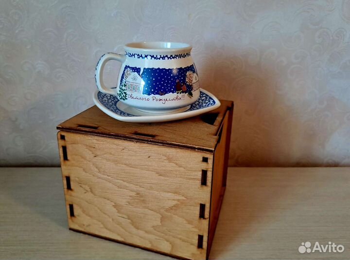 Чайная пара новая ручная роспись