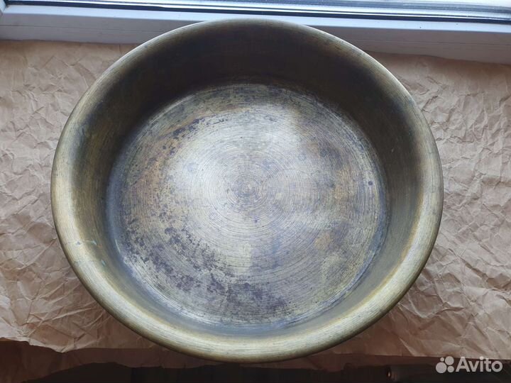 Таз латунный СССР