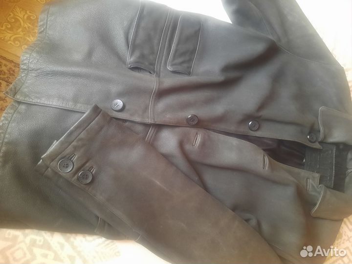 Кожаная куртка мужская