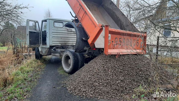 Песок,щебень,земля,торф,пгс