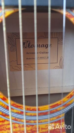 Акустическая Гитара Homage LF-3800CT SB