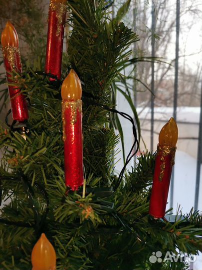 Гирлянда елочная свечи