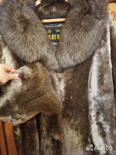 Шуба мутон 52