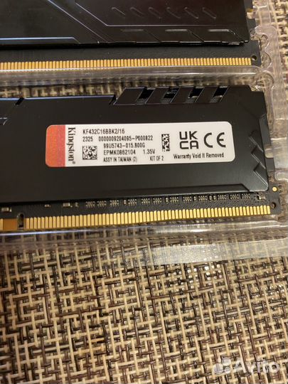Оперативная память ddr4 kingston fury beast 16gb