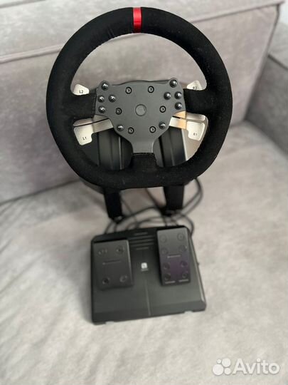 Игровой руль с педалями artplays v-1200