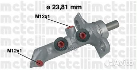 Главный тормозной цилиндр 05-0485 Metelli