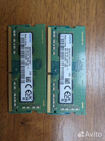 Оперативная память ddr4 2x8gb 3200 samsung