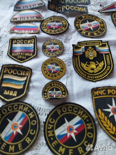 Нашивки шевроны мчс России