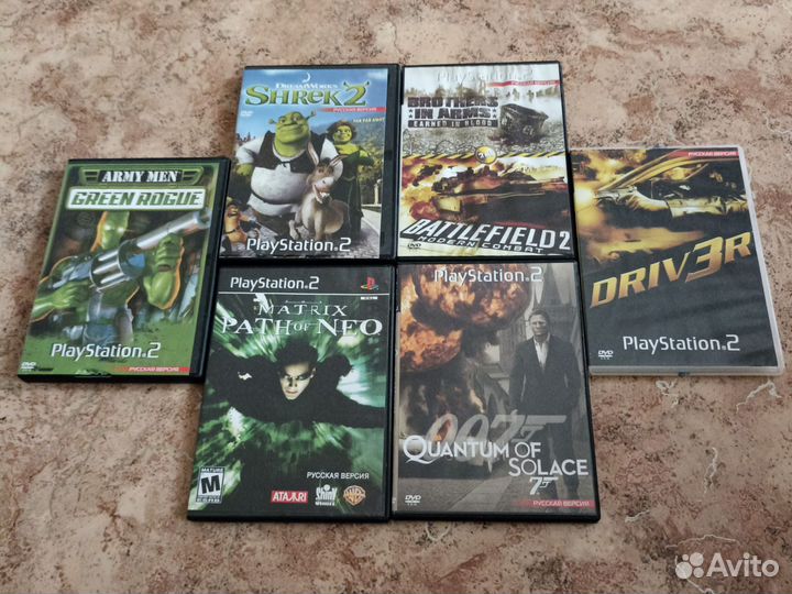 Игровые диски на ps2