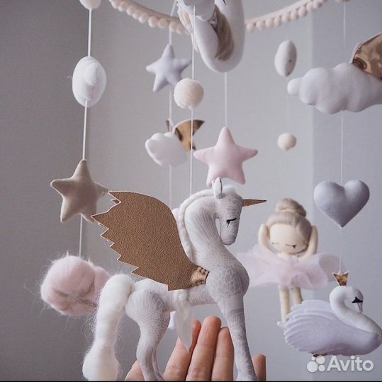 Мобиль на кроватку littleboodecor