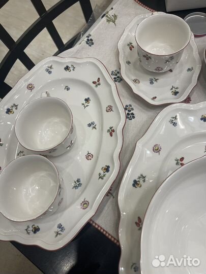 Блюдо фарфор германия villeroy bosh petit fler