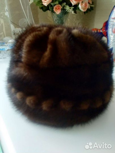 Шапка норковая женская