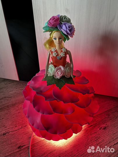 Кукла светильник ручной работы