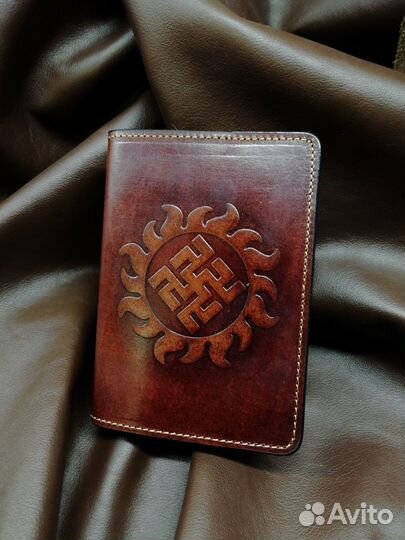 Обложка на паспорт из натуральной кожи