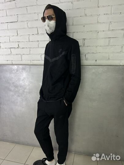 Костюм Nike Tech fleece черный