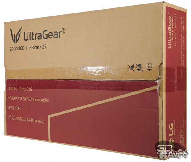Новый монитор LG GN800-B (27,2K,144 гц,IPS)
