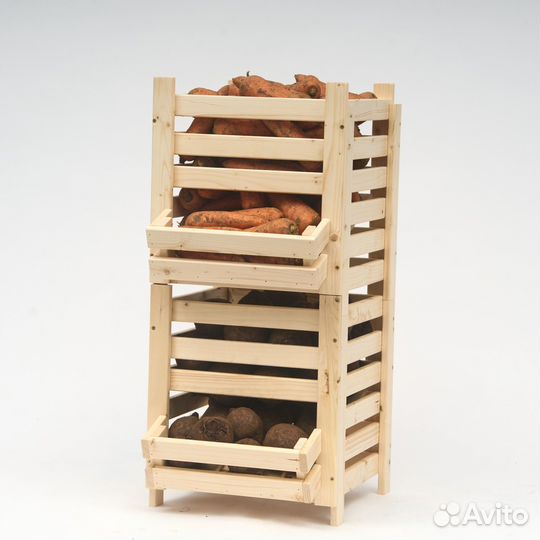 Ящик деревянный для хранения овощей