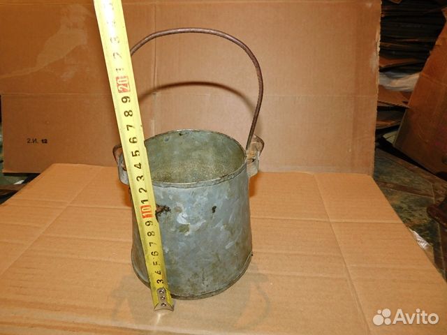 Антикварное красивое ведерко,качественное кустарно