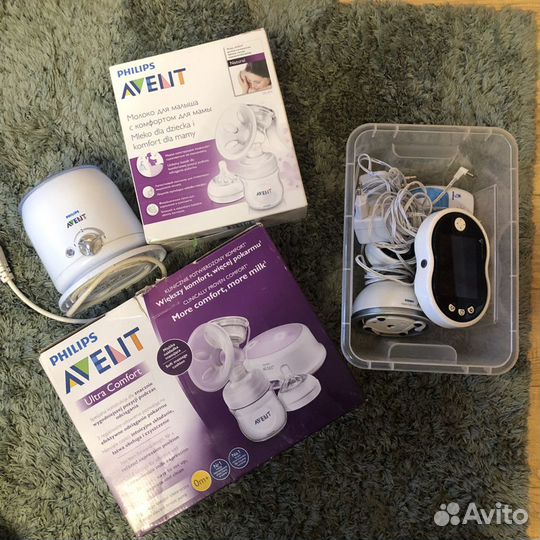 Молокоотсос avent, видеоняя, подогреватель