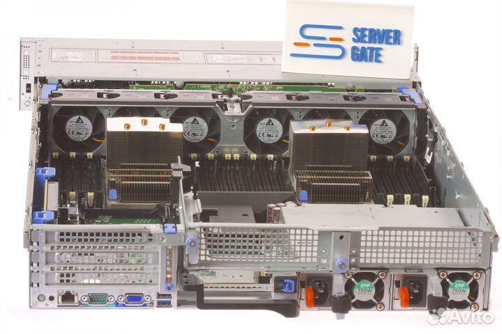 Сервер Dell R740xd 12LFF 2xGold 6152 768GB