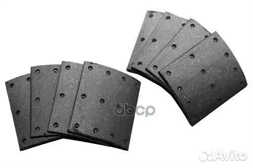 Накладки торм.с заклепк.2-рем19939
