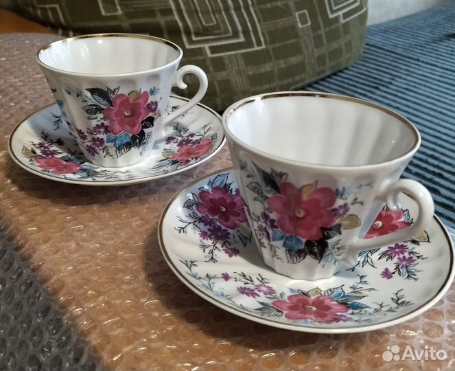 Чашка с блюдцем лфз СССР