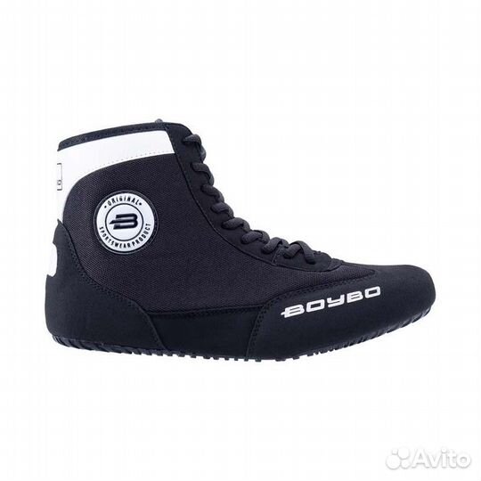 Борцовки на толстой подошве Boybo (32, Черный)