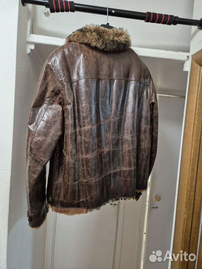 Дубленка натуральная мужская 56 размер