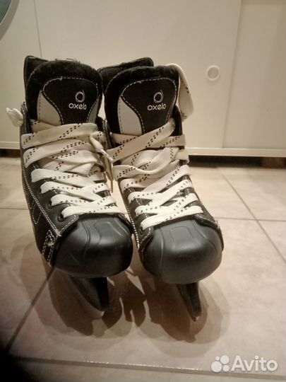 Коньки хоккейные oxelo 33