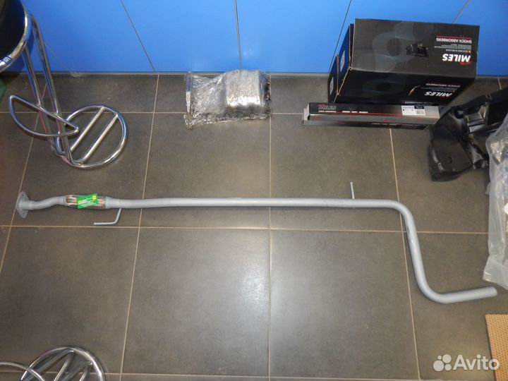 Глушитель резонатор средняя часть Fiat Albea 1.4