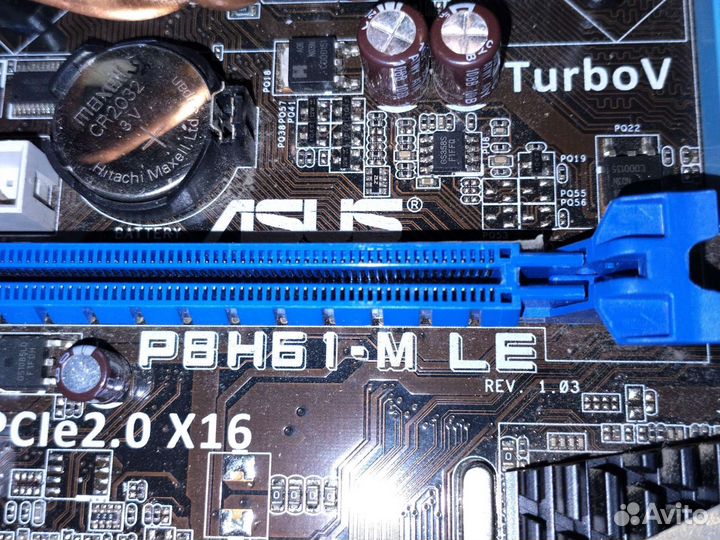 Материнская плата с процессором i3