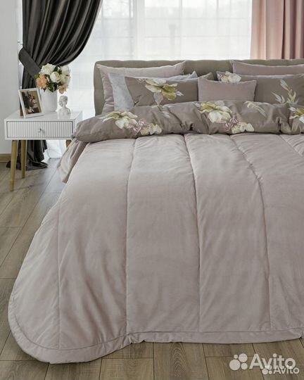 Покрывало бархат Беллиссимо Лотос новое