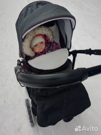 Зимний конверт в коляску