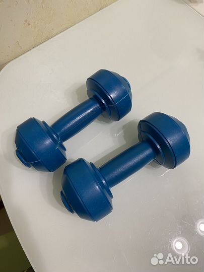Гантели 0,5 кг каждая